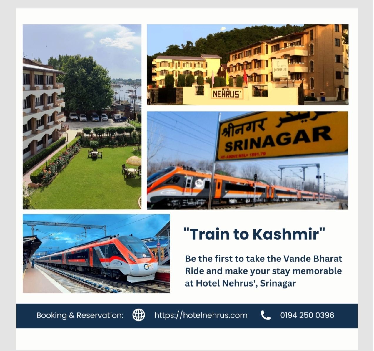 First Vande-Bharat Train To kashmir
